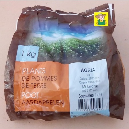 97686 Aardappel Agria - Pomme de terre Agria 1kg