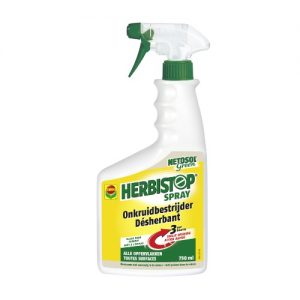 10499 Herbistop Spray Onkruidbestrijder Alle oppervlakken - Désherbant Toutes Surfaces 750ml COMPO