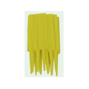 21917 Steeketiketten geel - Etiquettes à piquer jaunes