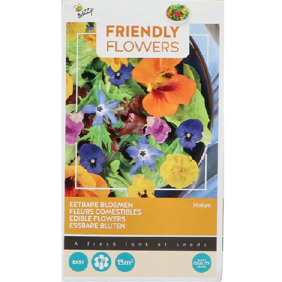 85088 Mengsel met eetbare bloemen -Mélange avec des fleurs comestibles